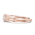 Gold Ring DDLR-544, Rose Gold, view 3