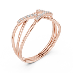 Gold Ring 1 (208), Rose Gold, view 2