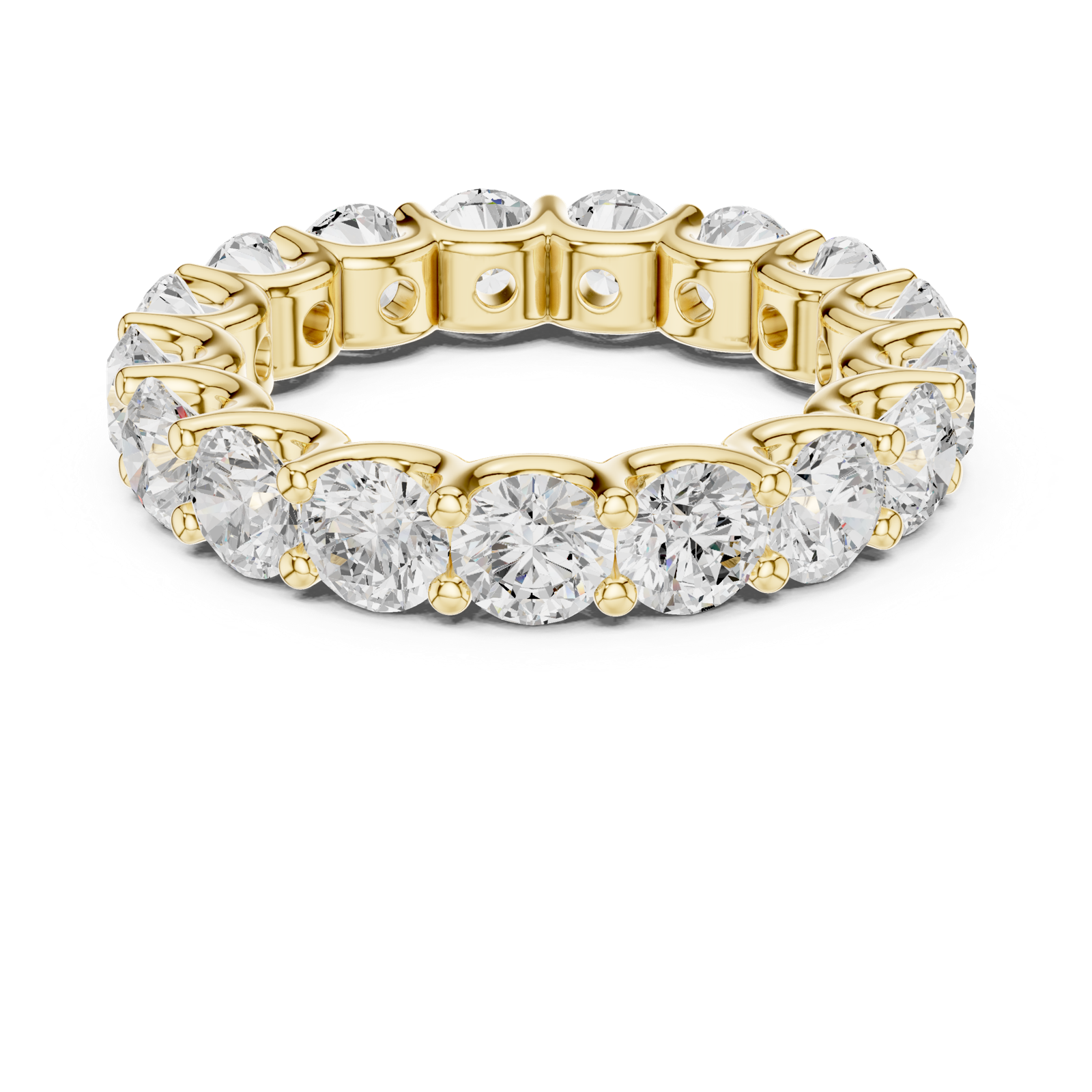 Gold Ring DDLR-659, Yellow Gold, view 4