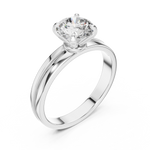 Gold Ring LR-0005, White Gold, view 2