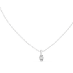 Gold Pendant GPD-0048, White Gold, view 1