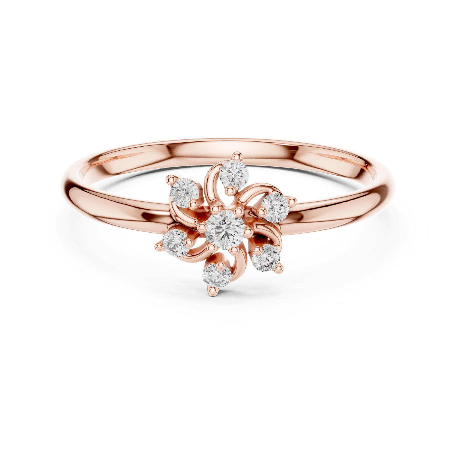 Gold Ring 1 (345), Rose Gold