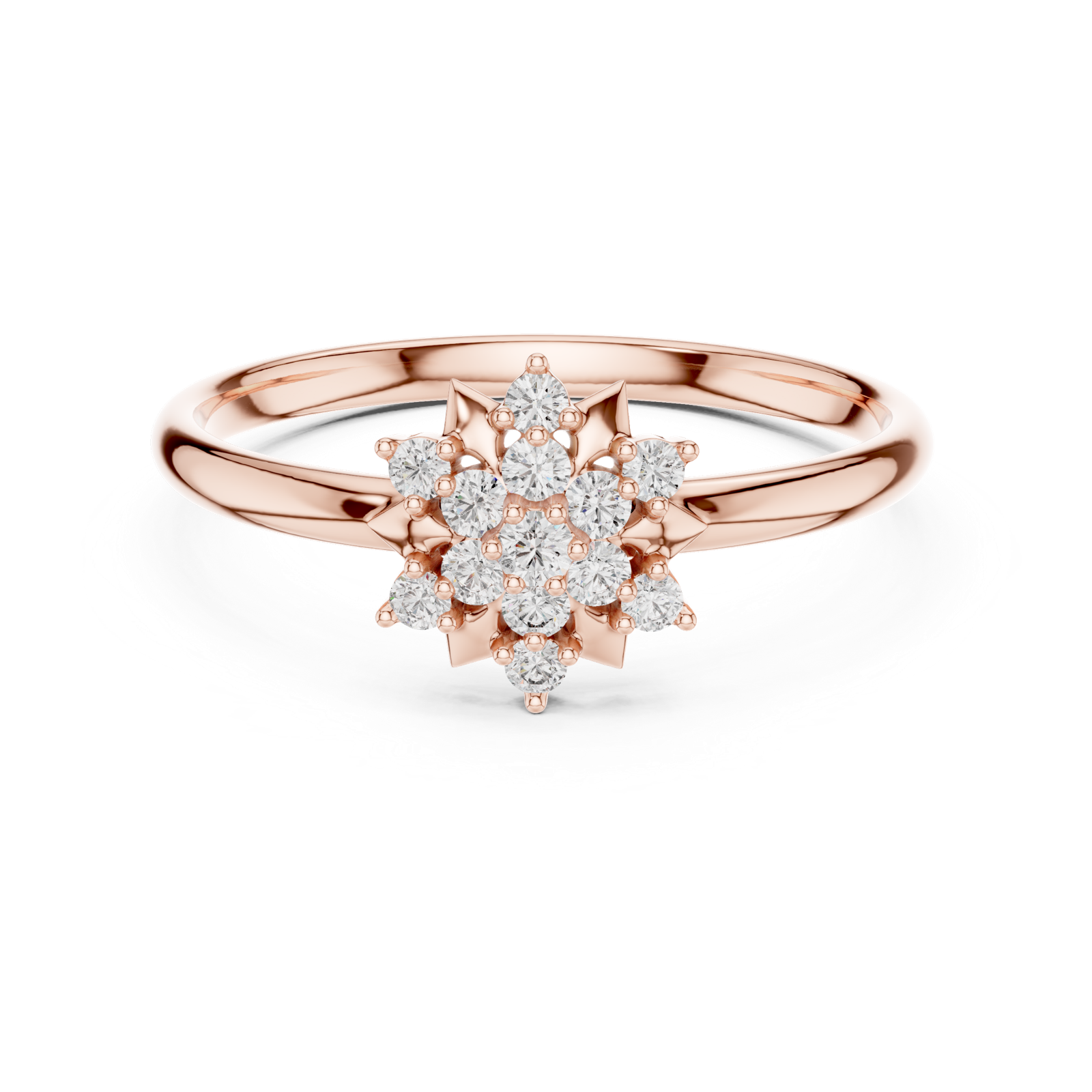 Gold Ring 1 (438), Rose Gold, view 4