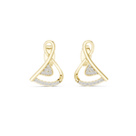 Gold Earrings 12-10028@E, Yellow Gold