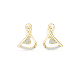 Gold Earrings 12-10028@E, Yellow Gold