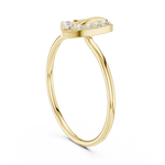 Gold Ring HLR-229, Yellow Gold, view 1