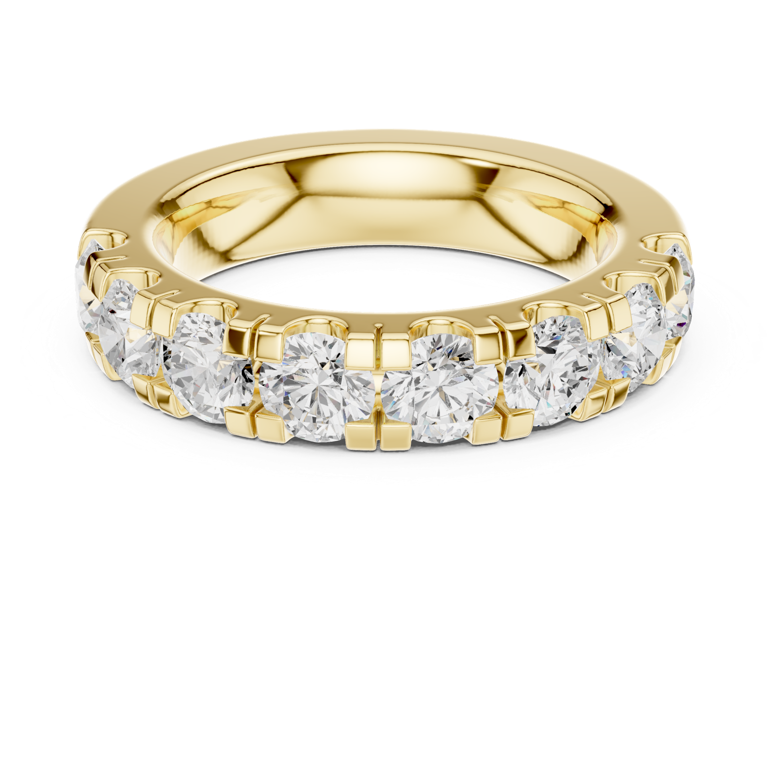 Gold Ring DDLR-602, Yellow Gold, view 4