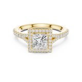 Gold Ring DDLR-912, Yellow Gold, view 4