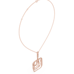 Gold Necklace SBWN (52), Rose Gold, view 2