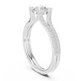 Gold Ring LR-0343, White Gold
