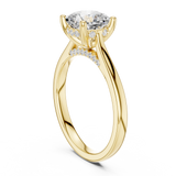 Gold Ring DDLR-854, Yellow Gold, view 1