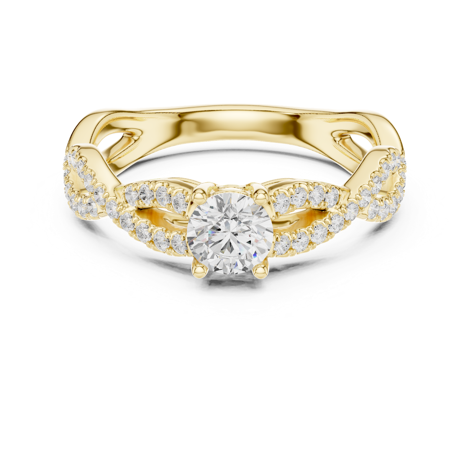 Gold Ring LR-0316, Yellow Gold