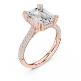 Gold Ring DDLR-954, Rose Gold, view 2