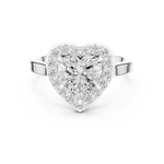 Gold Ring DDLR-360, White Gold, view 4