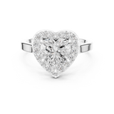 Gold Ring DDLR-360, White Gold, view 4