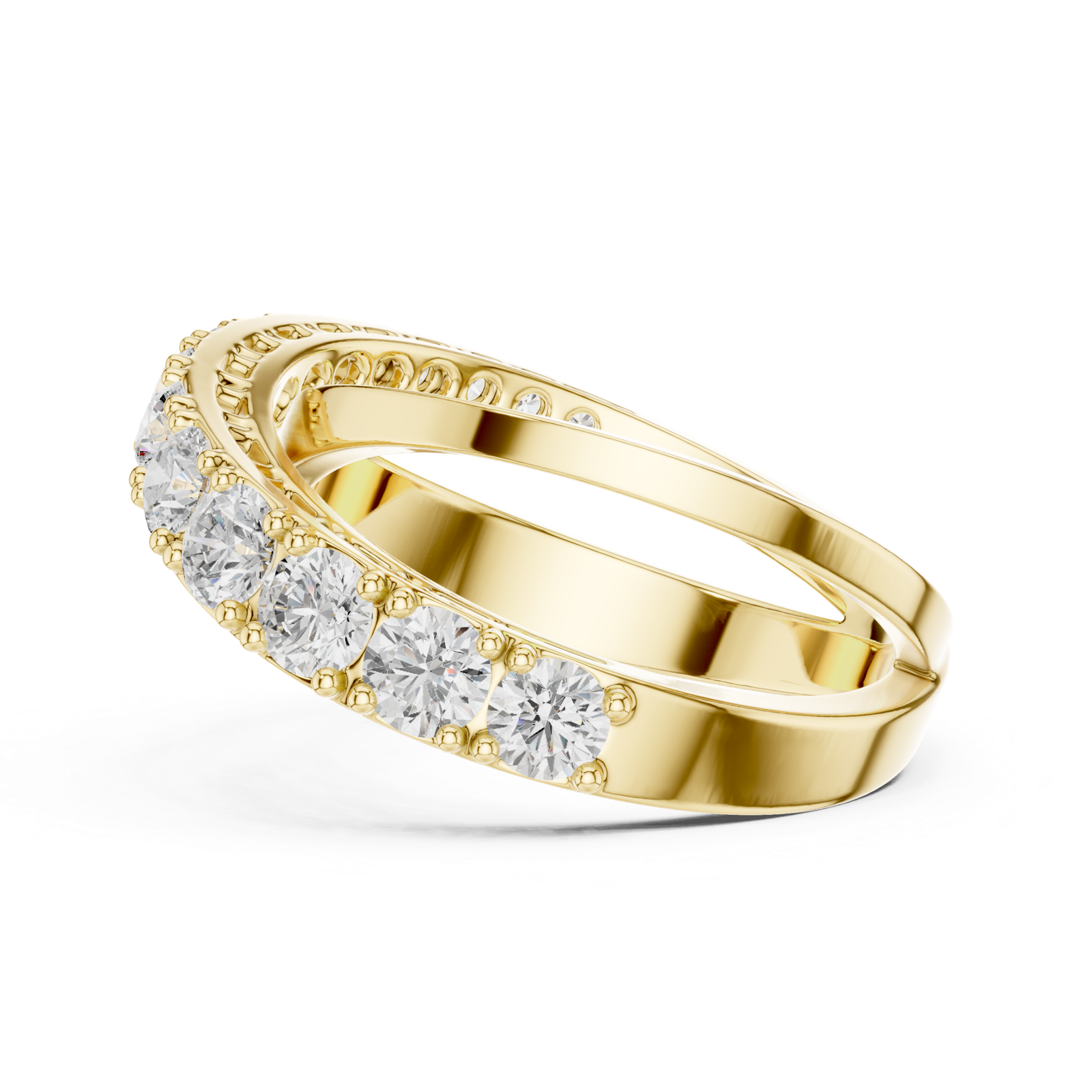 Gold Ring SBWR(53), Yellow Gold, view 3