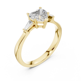 Gold Ring 00001L (34), Yellow Gold, view 2