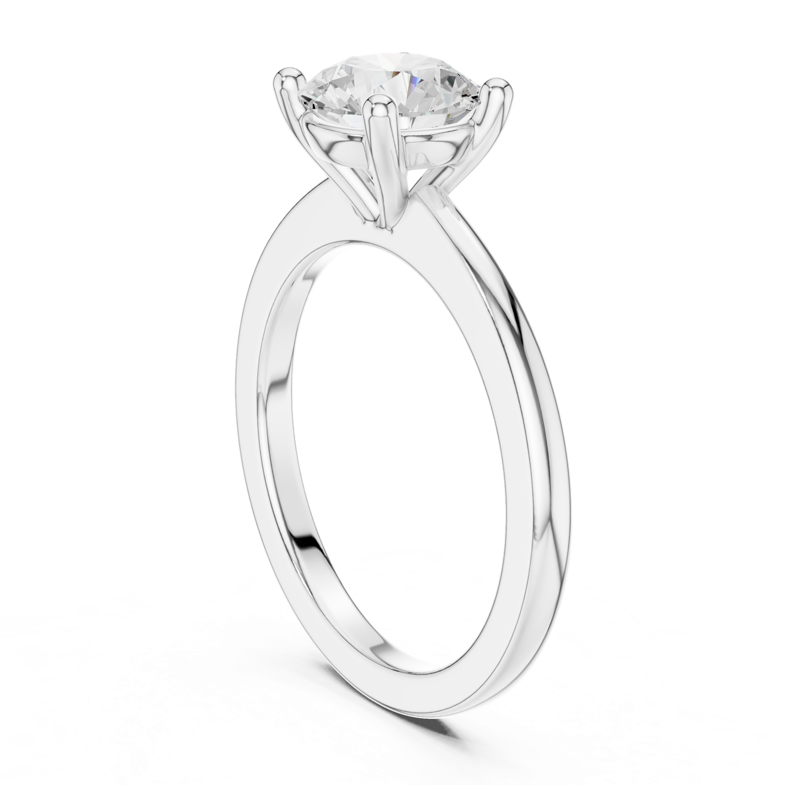 Gold Ring DDLR-848, White Gold, view 1