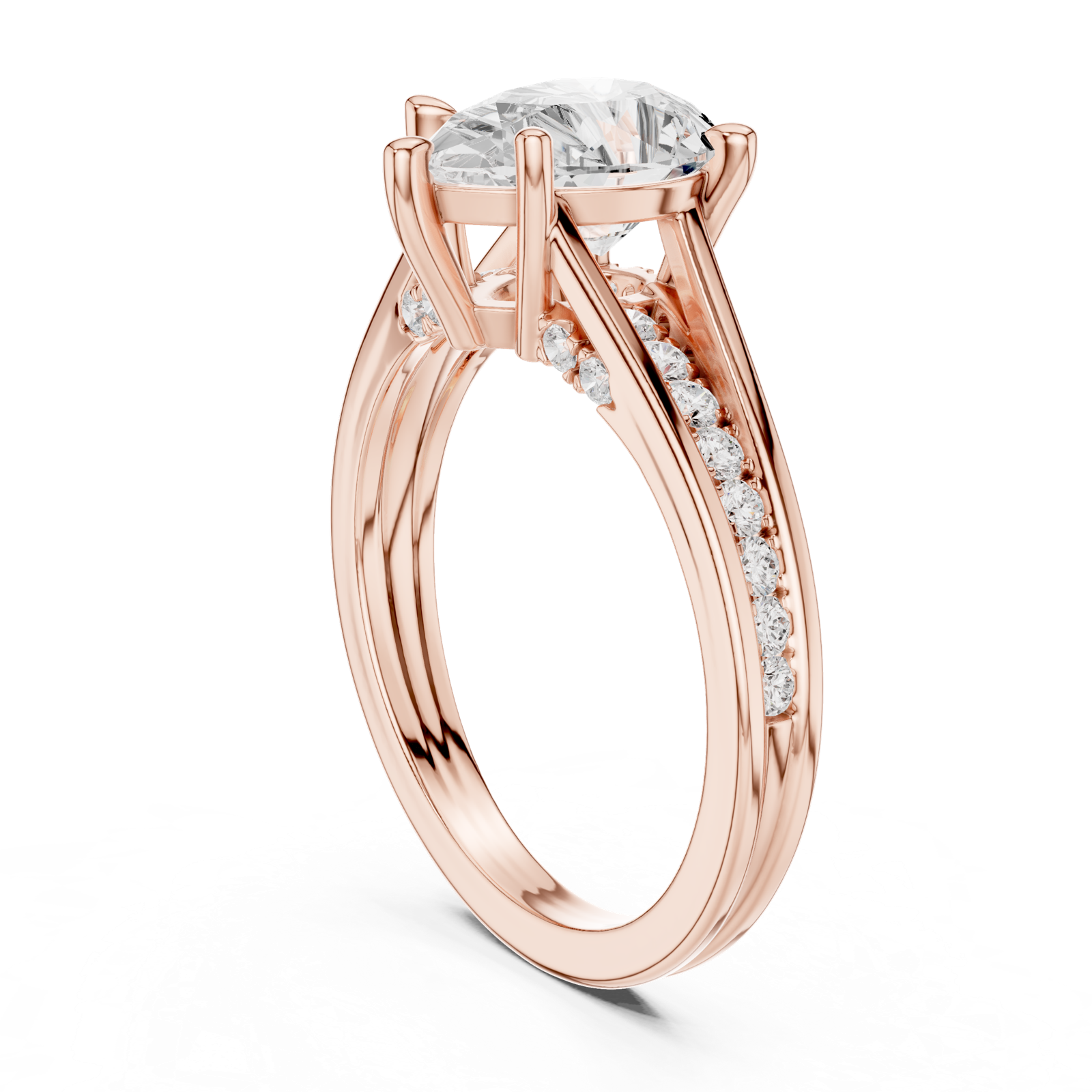 Gold Ring DDLR-996, Rose Gold