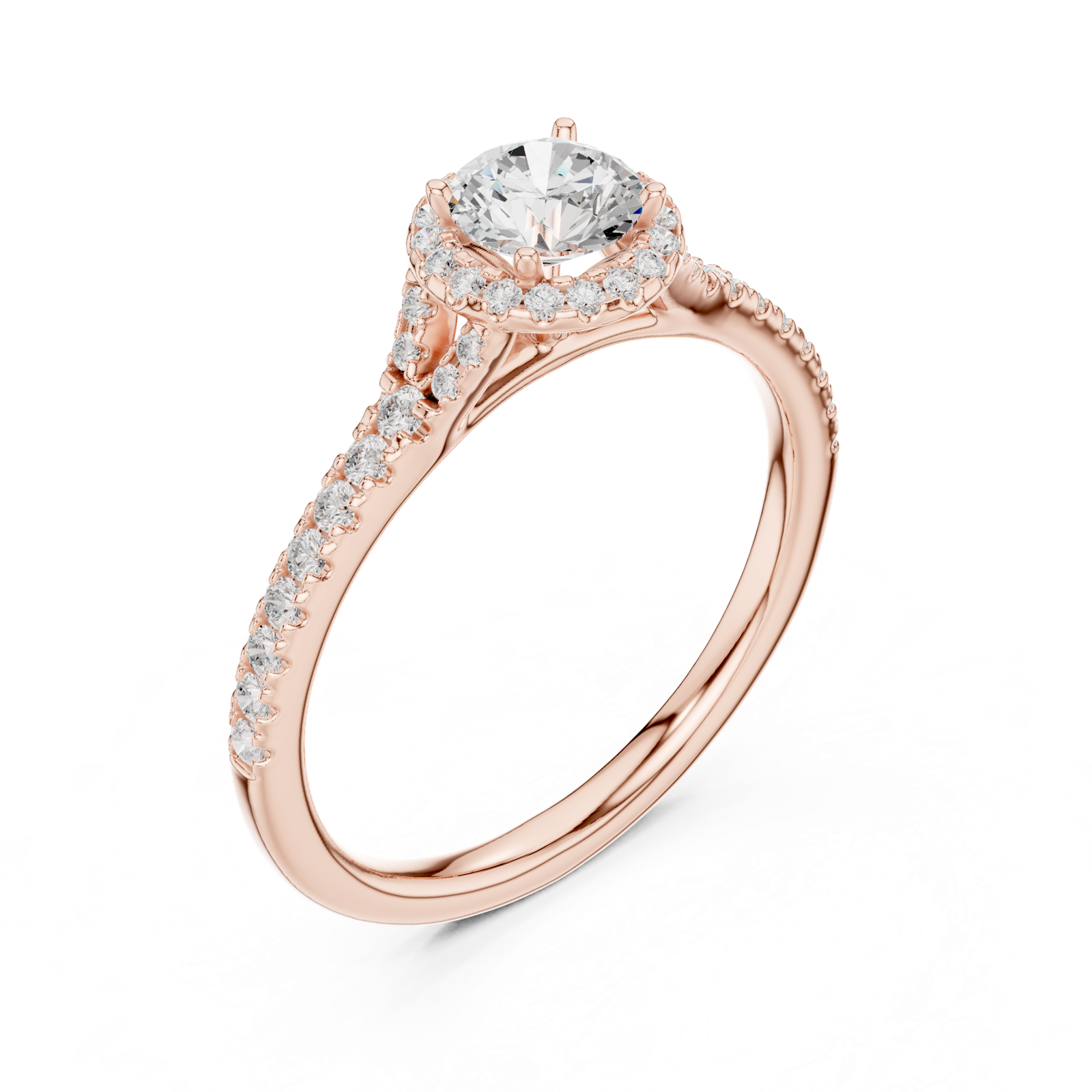 Gold Ring LR-0238, Rose Gold, view 2