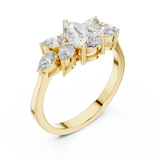 Gold Ring AVBLR-132, Yellow Gold, view 2