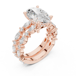 Gold Ring DDLR-301, Rose Gold, view 2