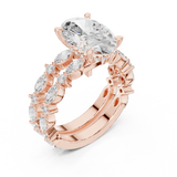 Gold Ring DDLR-301, Rose Gold, view 2