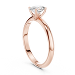 Gold Jewelry L36-6, Oval center stone, Rose Gold, view 1