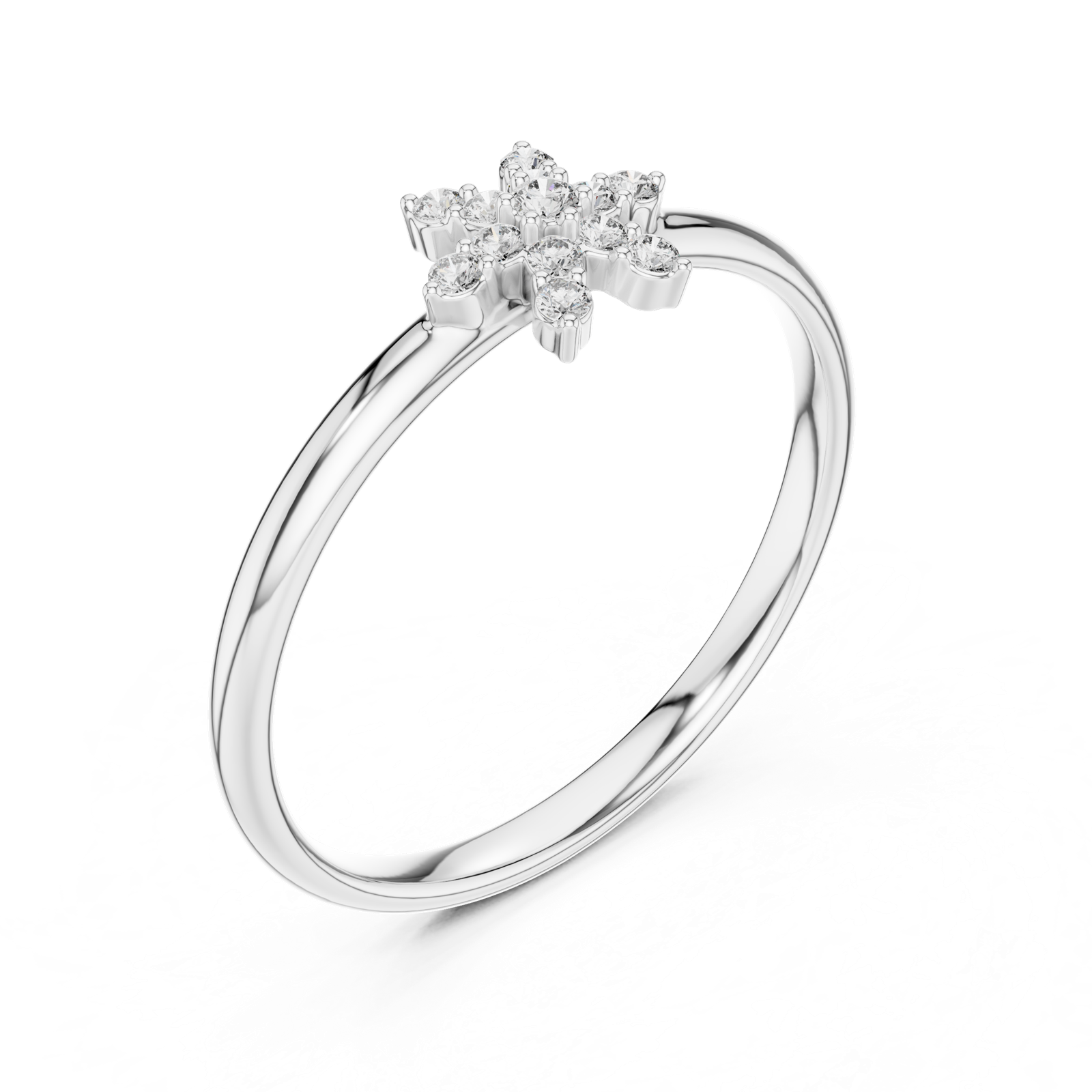 Gold Ring 1 (366), White Gold, view 2
