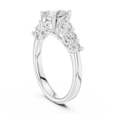 Gold Ring DDLR-705, White Gold, view 1