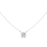 Gold Jewelry, Cushion center stone, White Gold, view 4