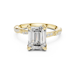 Gold Ring DDLR-898, Yellow Gold, view 4