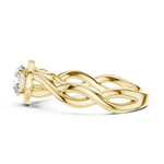 Gold Ring LR-0208, Yellow Gold, view 3
