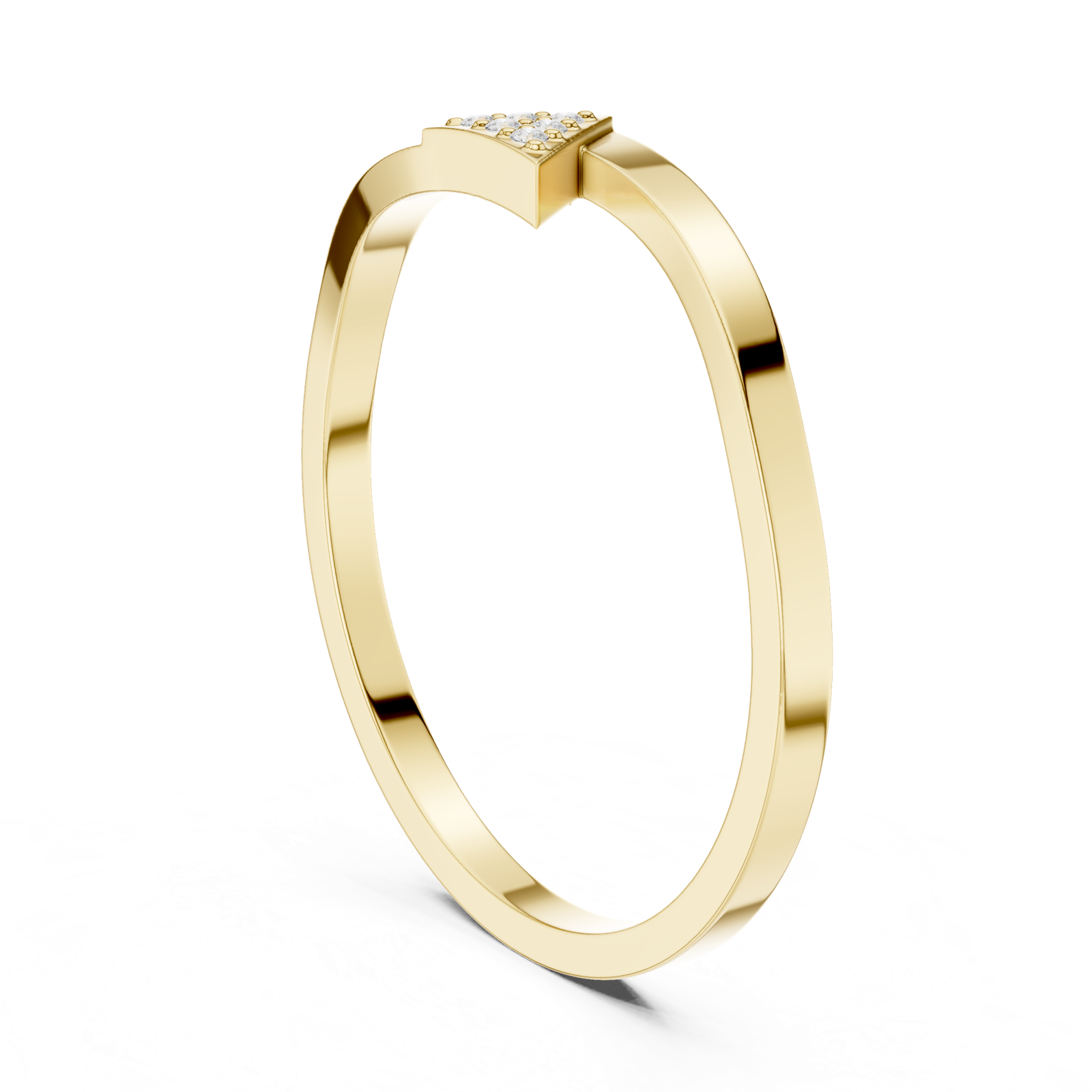 Gold Ring DDLR-720, Yellow Gold, view 1