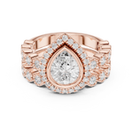 Gold Ring DDLR-296, Rose Gold, view 4