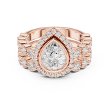 Gold Ring DDLR-296, Rose Gold, view 4