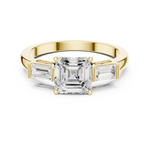 Gold Ring DDLR-1109, Yellow Gold, view 4