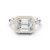 Gold Ring DDLR-332, White Gold