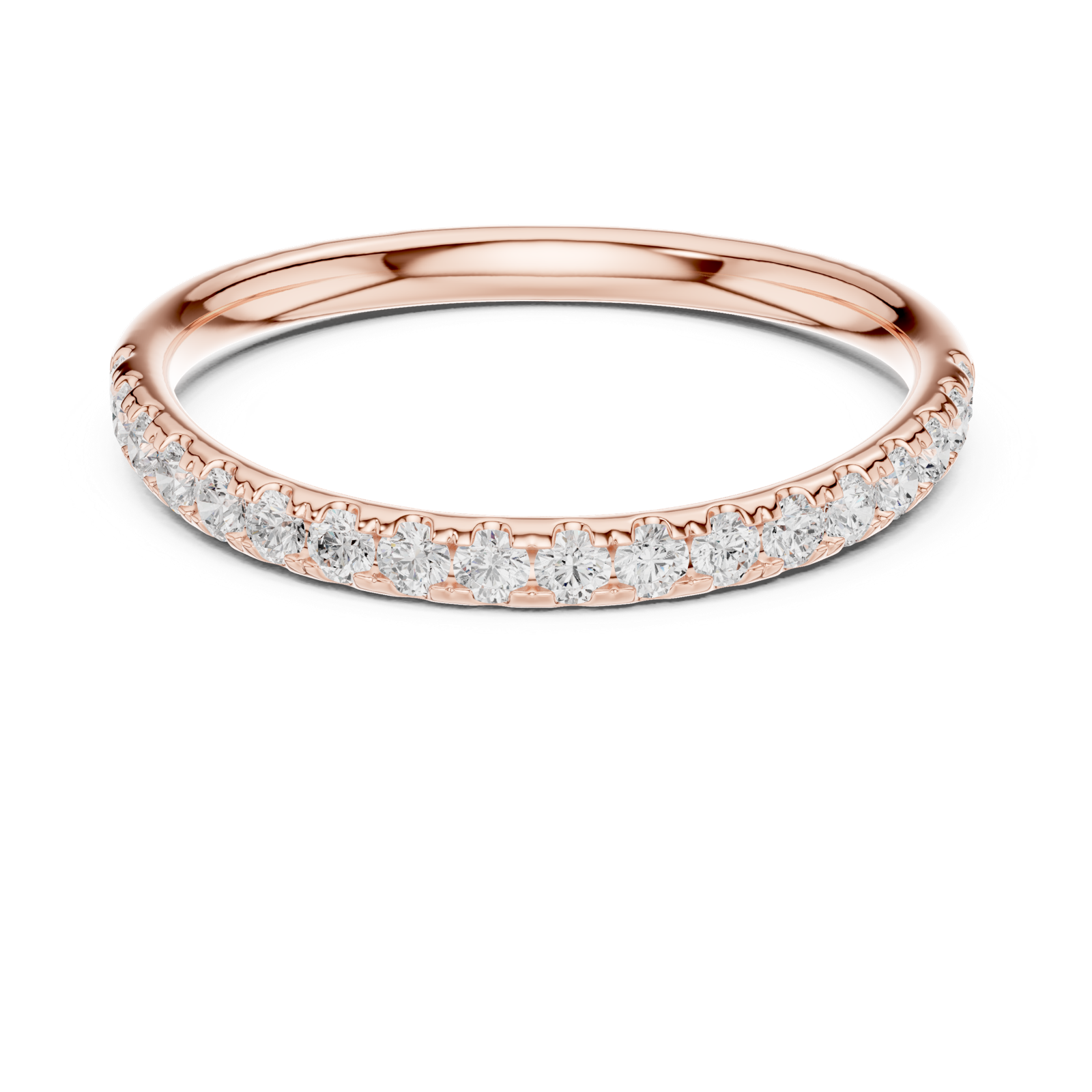 Gold Ring DDLR-795, Rose Gold, view 4