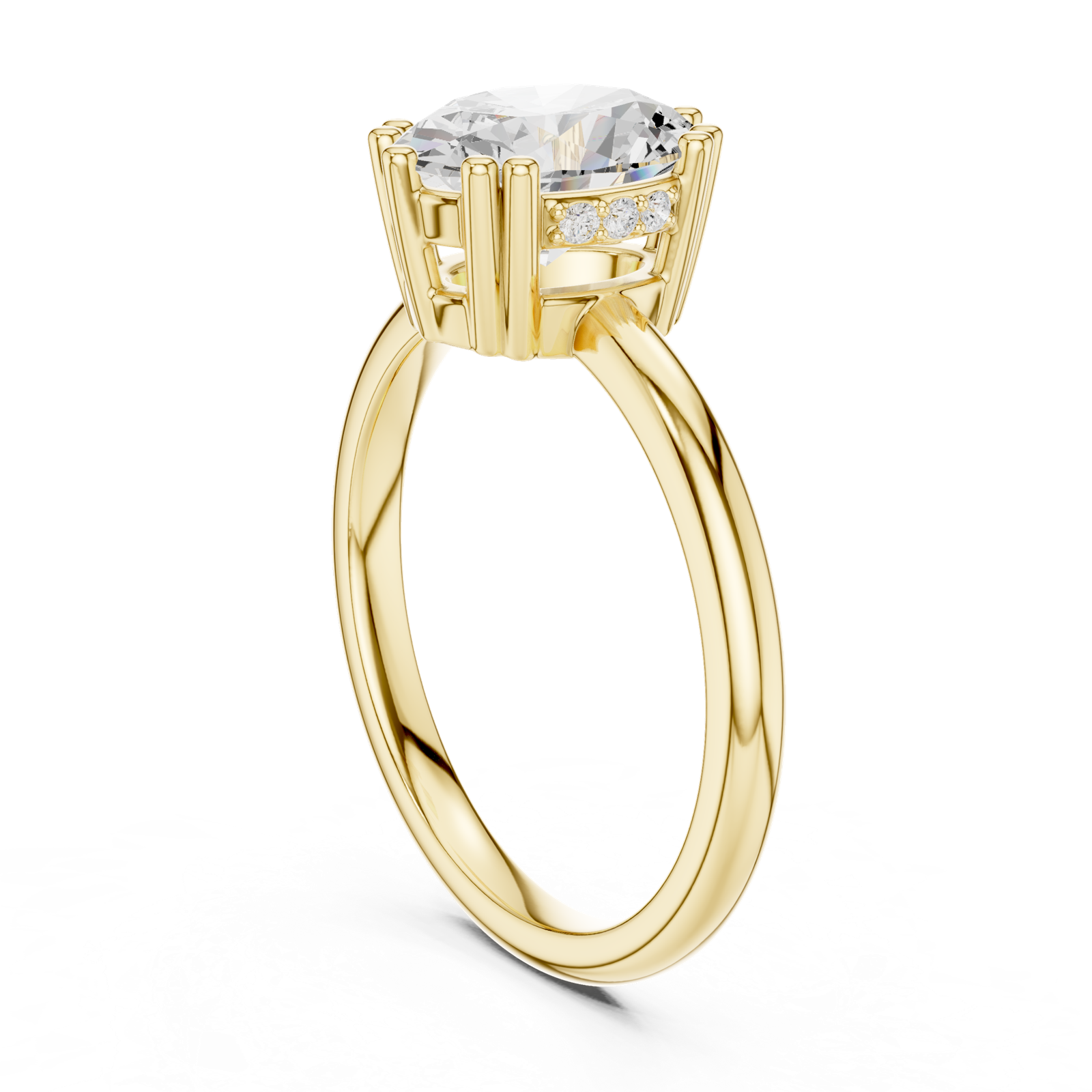 Gold Ring DDLR-927, Yellow Gold, view 1