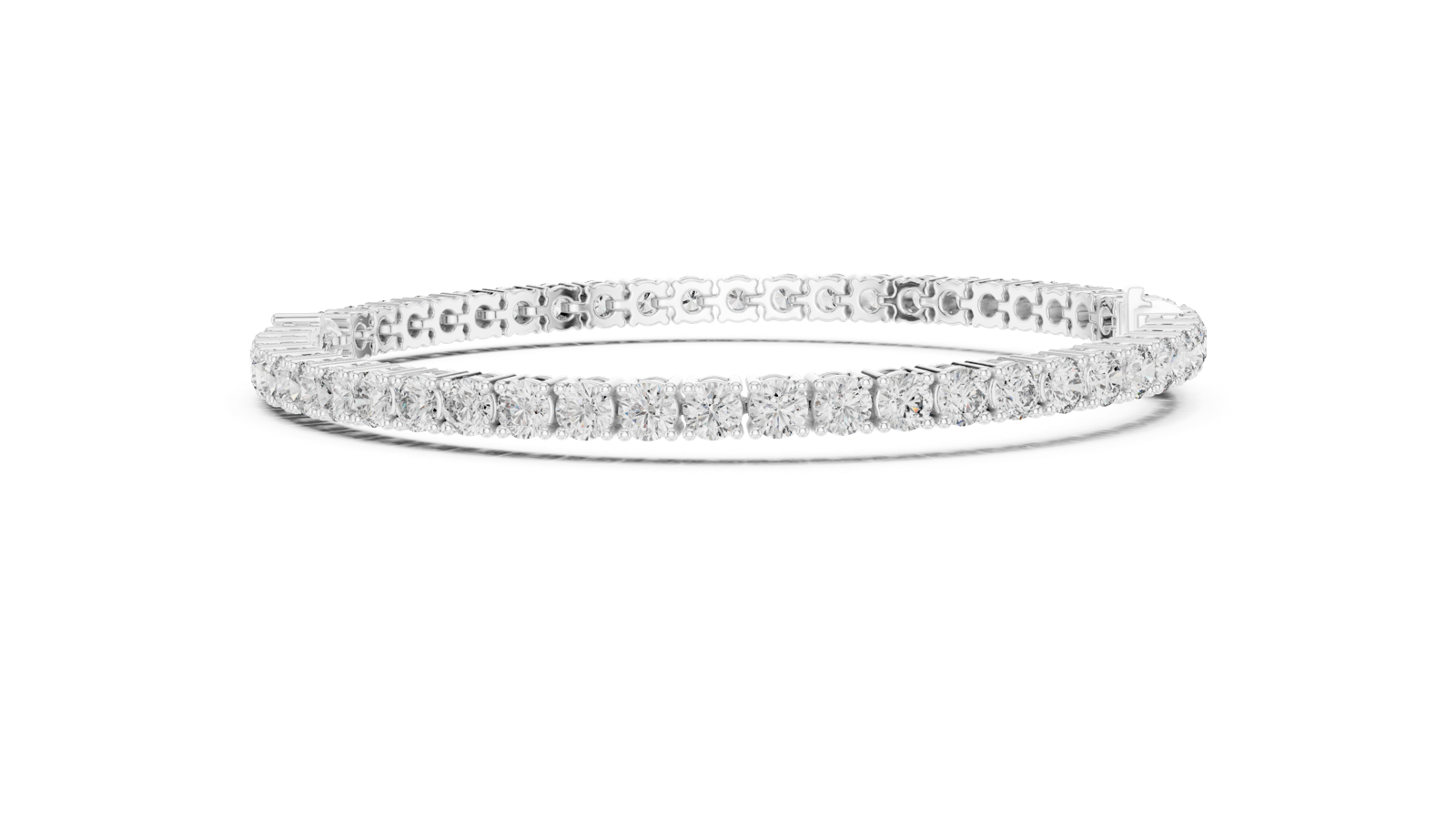 Gold Bracelet GLBR-0015, White Gold, view 3