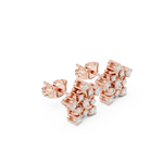 Gold Earrings AVBER, Rose Gold