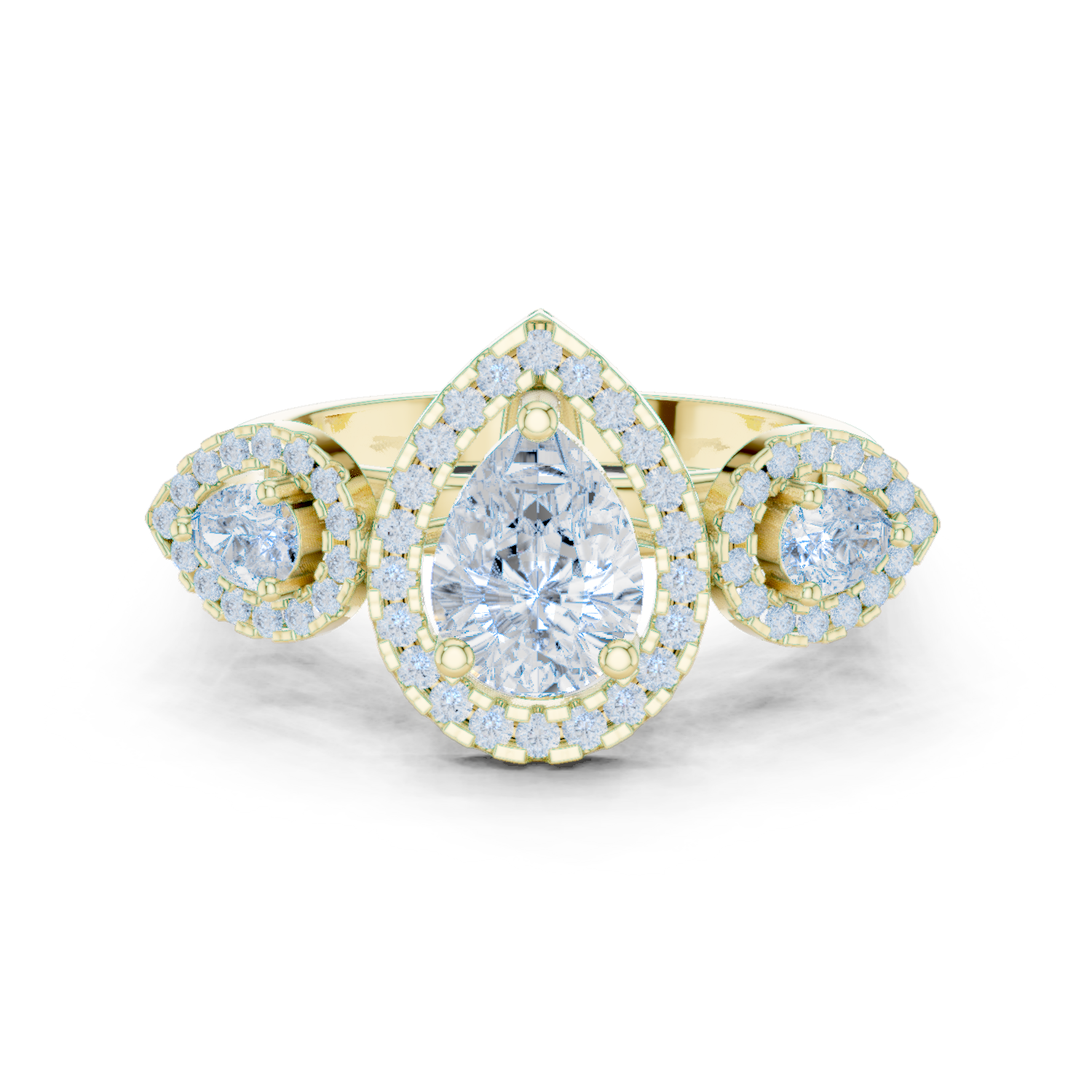 Gold Ring DDLR-317, Yellow Gold