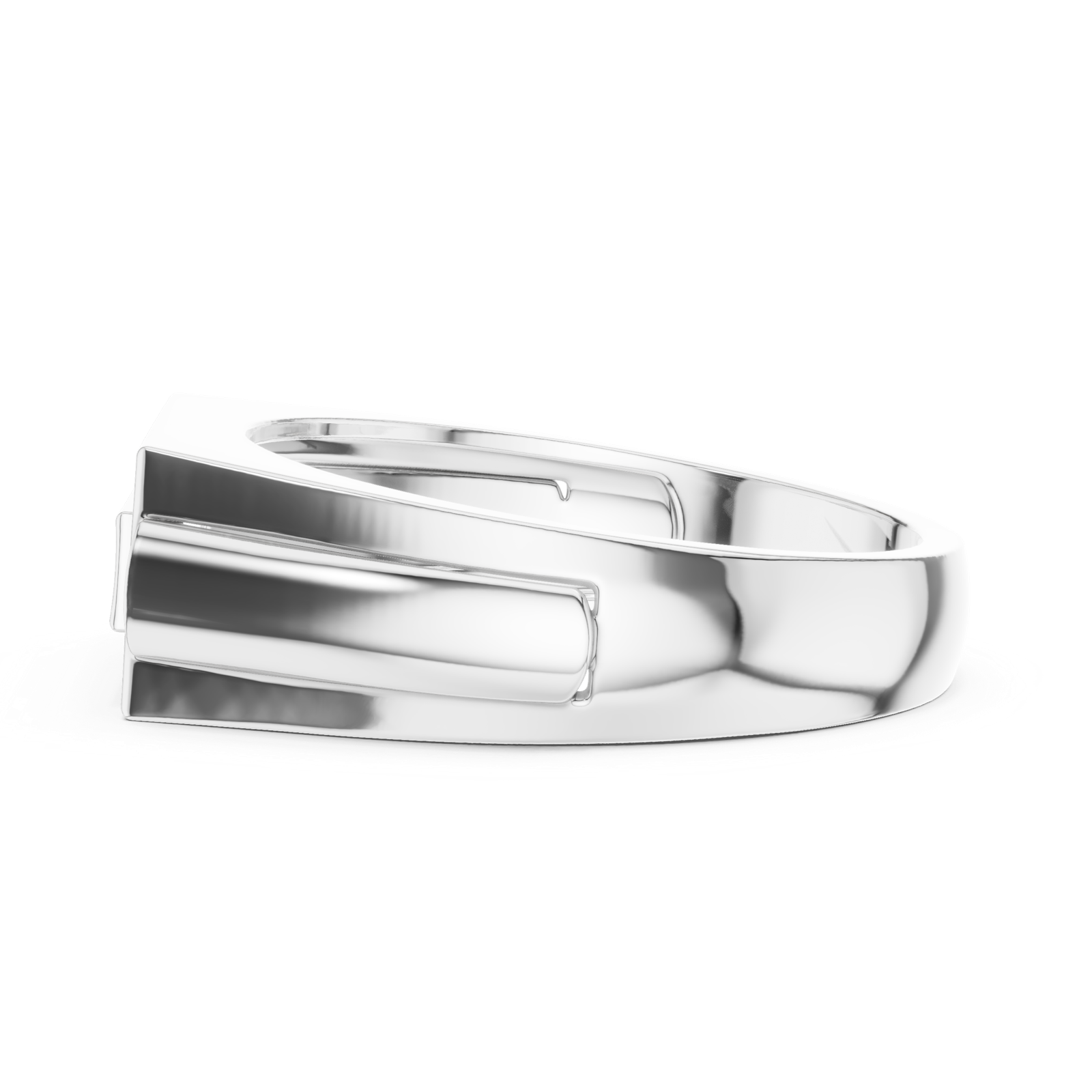 Gold Ring DR-6266, White Gold, view 3