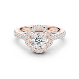 Gold Ring DDLR-670, Rose Gold