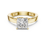 Gold Ring DDLR-052, Yellow Gold, view 4