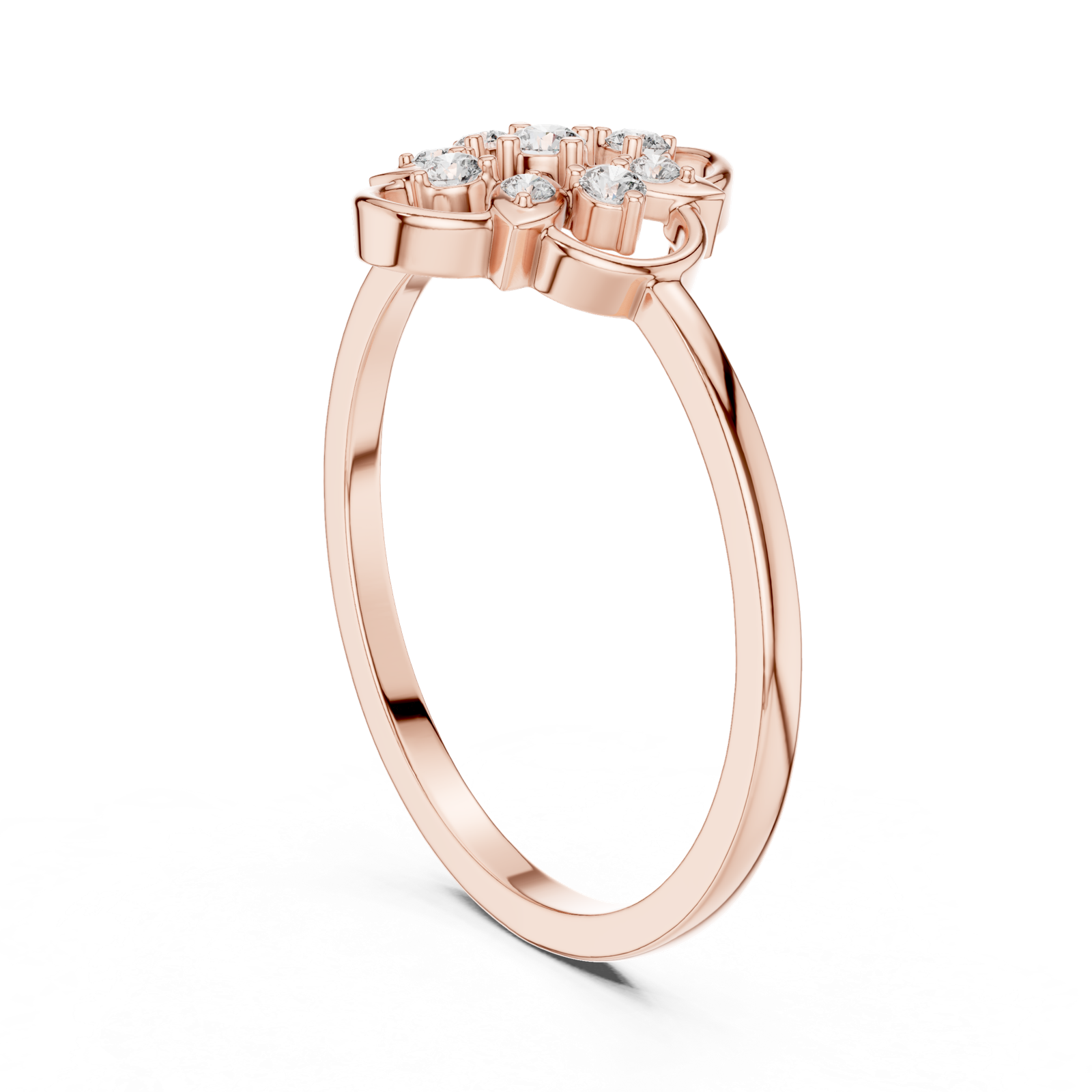 Gold Ring DR-6280, Rose Gold