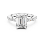 Gold Ring DDLR-876, White Gold, view 4