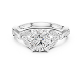 Gold Ring DDLR-938, White Gold, view 4
