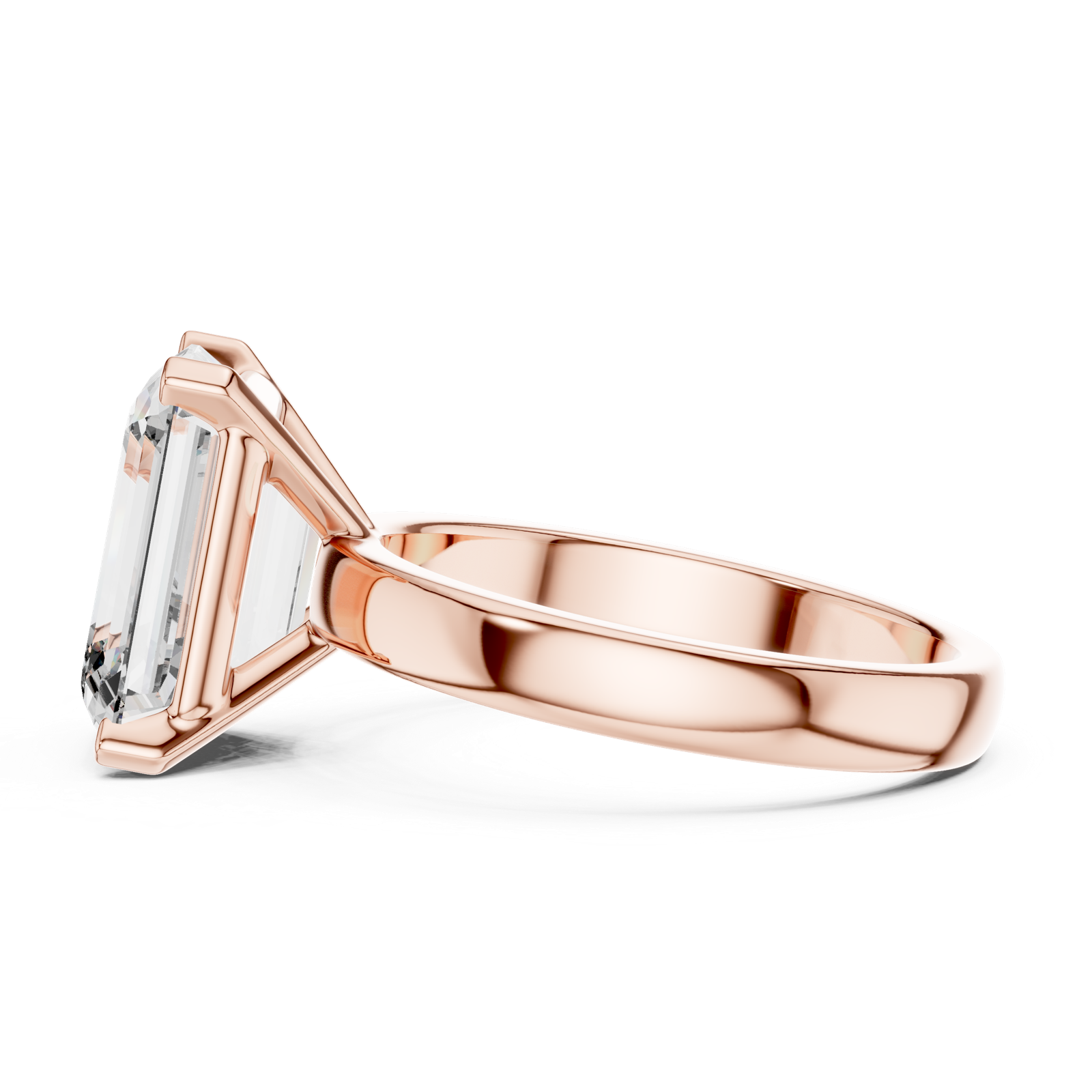 Gold Ring DDLR-069, Rose Gold, view 3